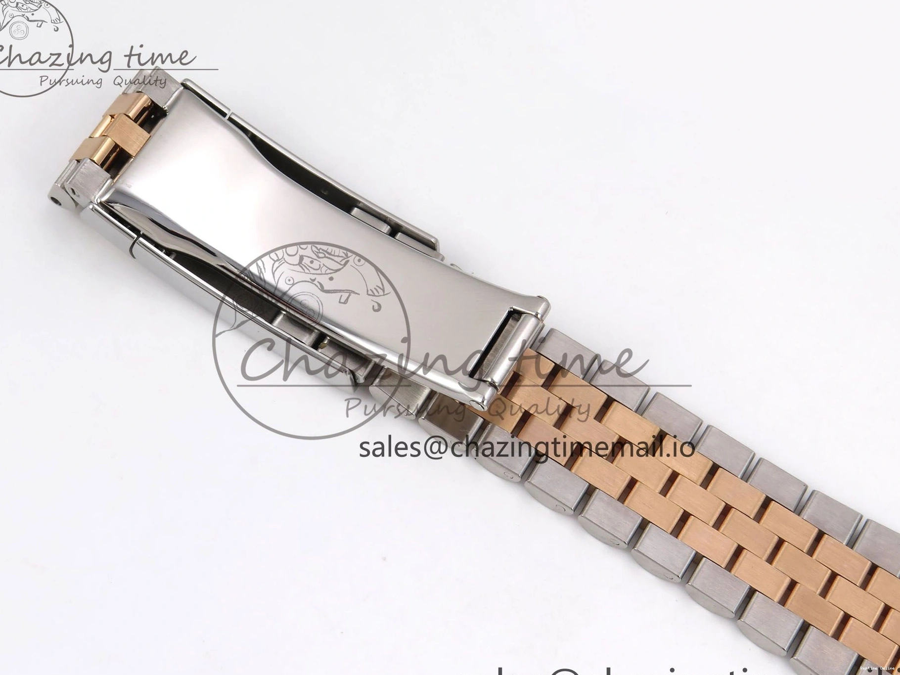 0122 DateJust 41 126331 ARF 1:1 Best Edition 904L Steel Gray Dial Green Roman Marker on SS RG Jubilee Bracelet SH3235（Gain Weight） FastDry 1103